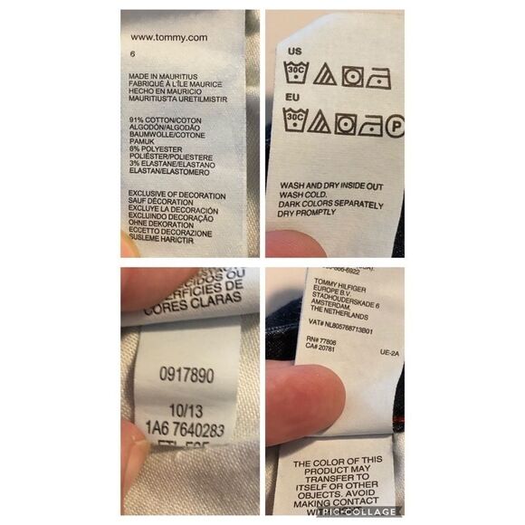 Tommy Hilfiger Slim Crop Jeans, size 6 - Picture 8 of 8